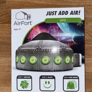 AirFort Inflatable Play Tent - Quick, Inflatable UFO Space Tent!